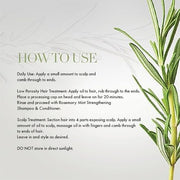 Mielle Rosemary Mint Scalp and Hair Strengthening Oil - Promotes Hair Growth