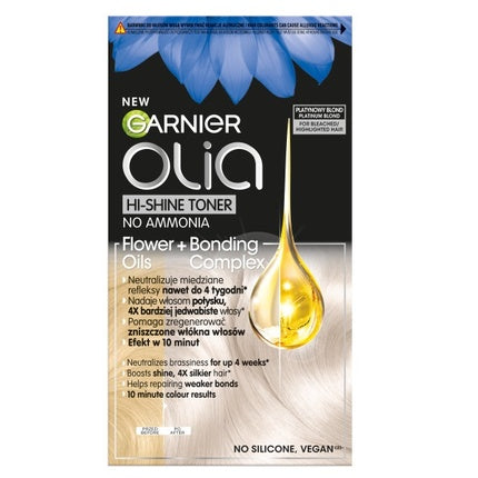 Garnier Olia Hi Shine Toner Hair Toner 10.01 Platinum Blonde