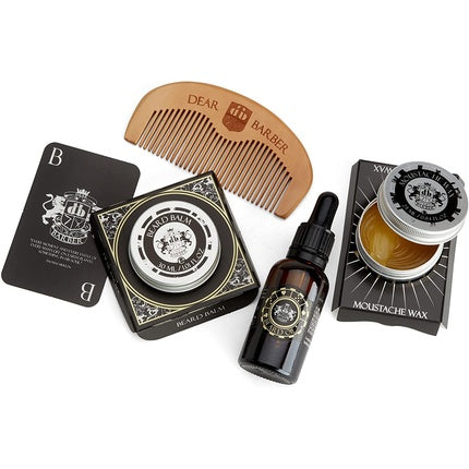 Dear Barber Men's Beard Comb Crafted from Pear Wood