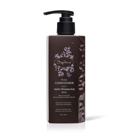 SAPHIRA Divine Conditioner for Curly and Wavy Hair 8.5oz