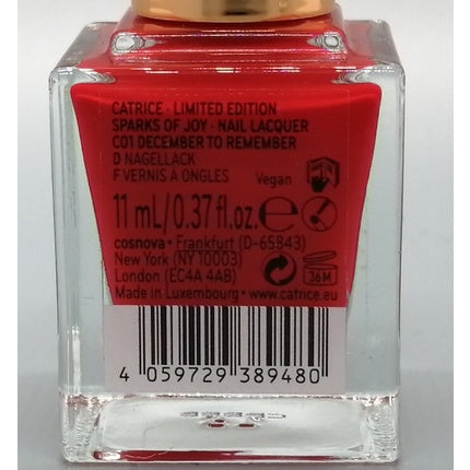 Catrice Sparks of Joy Nail Lacquer Limited Edition Red 11ml