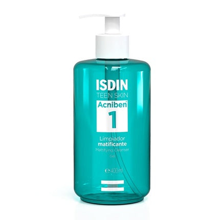 Isdin Acniben Mattifying Cleansing Gel 400ml A Deep Cleansing Gel With Salicylic Acid For Teen Skin