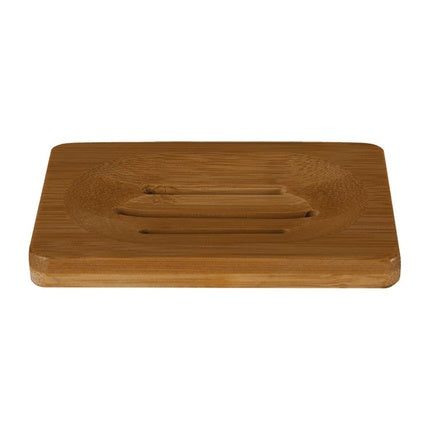 Happysoaps Bamboo Soap Holder For 2 Shampoo Bars And Soap