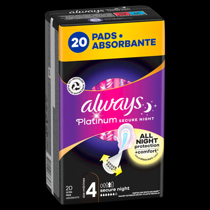 Always Ultra Platinum Secure Night - 8 Pack