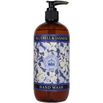 The English Soap Company Kew Gardens Hand and Body Wash with Aloe Vera and Vitamin E 500ml Bluebell & Jasmine