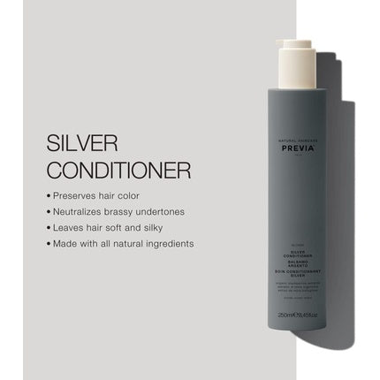 Previa Organic Blackberry Silver Blonde Hair Conditioner 250ml