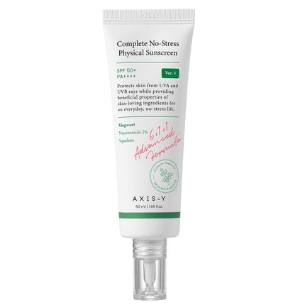 Axis-Y Complete No-Stress Physical Sunscreen Spf50+ - 50ml