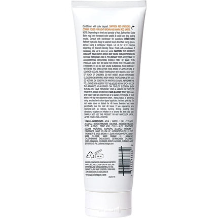 Biolage ColorBalm Color Depositing Conditioner Saffron Red