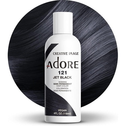 Adore Shining Semi-Permanent Hair Colour 121 Jet Black 118ml
