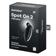 Satisfyer Spot On 2 Vibrator Black Clitoral Stimulation