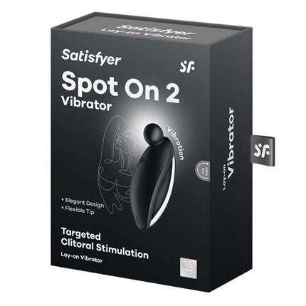 Satisfyer Spot On 2 Vibrator Black Clitoral Stimulation