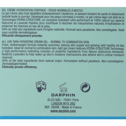 Darphin Hydraskin Light Gel Cream for Normal to Combination Skin 1.7 Oz