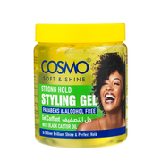 Cosmo Cosmetics Strong Hold Styling Gel 1000ml Soft & Shine
