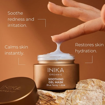 Inika Organic Soothing Gel Mask - Soothe, Protect and Hydrate Skin
