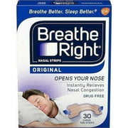 Breathe Right Original Tan Nasal Strips - Large Size, 30 Count