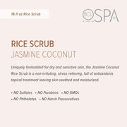 Bio Creative Lab Rice Scrub Jasmine Coconut 16 Ounce