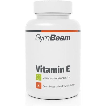 Gymbeam Vitamin E Capsules High Dose with Tocopherol and Antioxidants