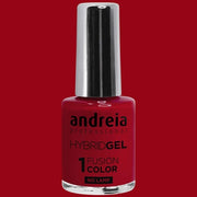 Andreia Professional Hybrid Gel Nail Polish Fusion Colour H34 Deep Red H34 Chocolate