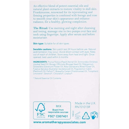 Aromatherapy Associates Hydrating Revitalizing Face Oil 15ml