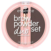 Essence Brow Powder Duo Set Eyebrow Powder 03 Dark 1.8g