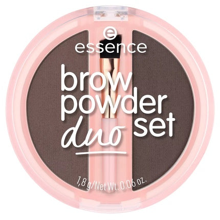 Essence Brow Powder Duo Set Eyebrow Powder 03 Dark 1.8g
