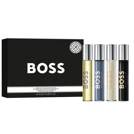Hugo Boss Miniature Set - Includes Bottled Eau De Toilette Spray 10ml, Bottled Eau De Parfum Spray 10ml, Infinite Eau De Parfum Spray 10ml, And Bottled Parfum Spray 10ml
