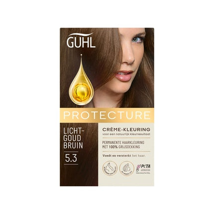 Guhl Protecture Protective Cream Coloring 53 Light Golden Brown
