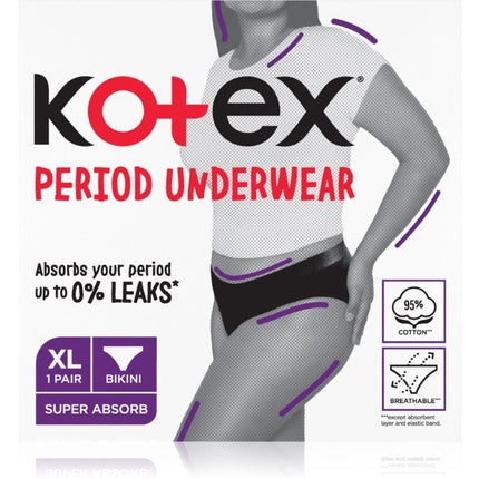 Kotex Period Underwear XL - 1 pc