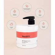 MASDERM Ultrasound Face Cream High Frequency Moisturizing Face Cream Anti-Wrinkle Hyaluronic Acid Professional Woman with Centella Asiatica 500g