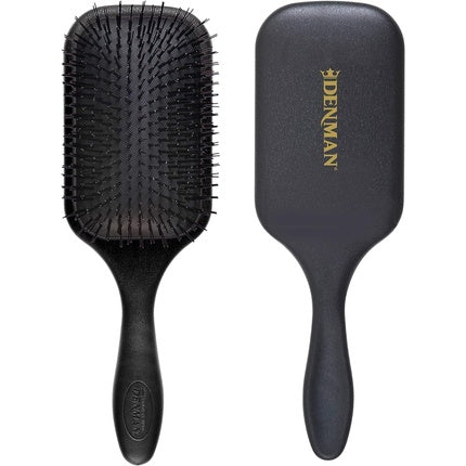 Denman D90L Tangle Tamer Ultra Hairbrush for Long and Strong Hair with Nylon Bristles - Black