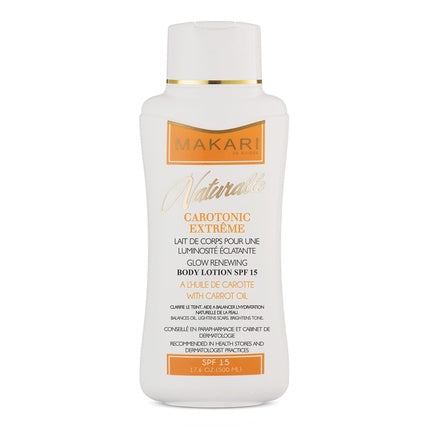 MAKARI Carotonic Extreme Body Lotion 17.6 oz - Fights Excess Oil, Fades Scars, Skin Brightening, Anti-Aging