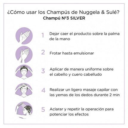 Nuggela & Sul Silver Shampoo No 3 250ml Ideal For White Hair