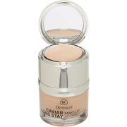 Dermacol 2-in-1 Long-Stay Foundation & Concealer with Caviar Moisturizing and Mattifying Pale