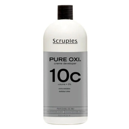 Oxygen Hair Activator Scruples Pure Oxi Creme Developer 10c Vol. 3% 1000ml