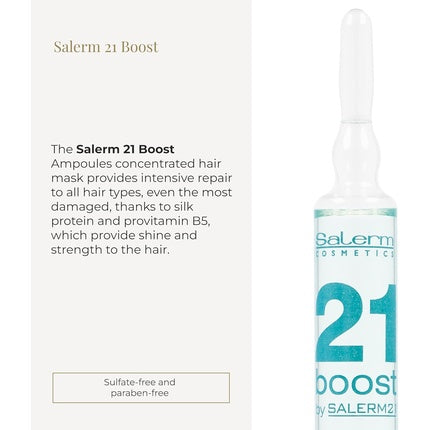 Salerm Concentrated Hair Mask Salerm 21 Boost Moisturising Hair Ampoules