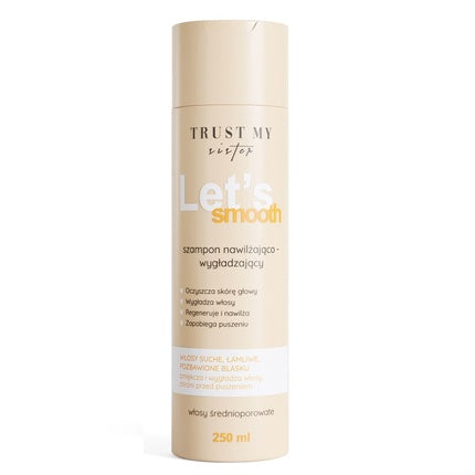 Trust My Sisters Shampoo For Medium Porosity Hair - Intensively Moisturizing And Smoothing, 250ml
