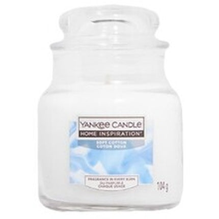 Yankee Candle Scented Candle Home Inspiration Small Soft Cotton 104 G