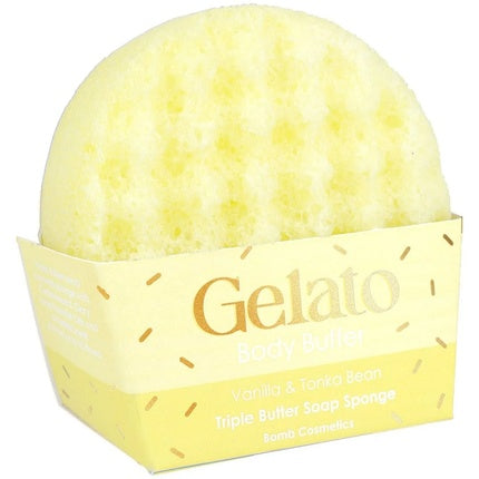 Bomb Cosmetics Body Buffer Shower Sponge Vanilla & Tonka Bean