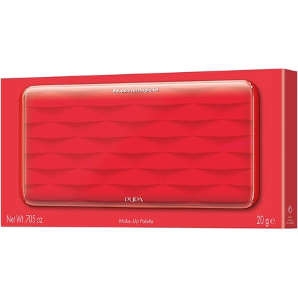 Pupa Icon 002 Red Palette for Face and Eyes with Mirror 20g