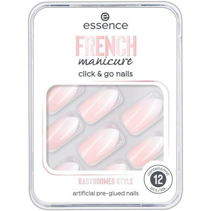 Essence French Manicure Click & Go Nails 02 Babyboomer Style 0.25g