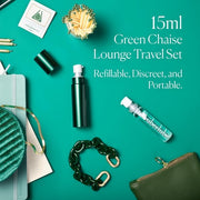 Uberlube Silicone Lube Green Velvet Chaise for Travel Unscented