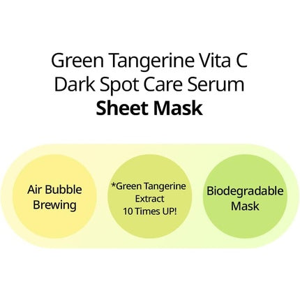 GOODAL Green Tangerine Vitamin C Mask Pack of 5