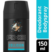 Axe Collision Leather & Cookies Deodorant Spray Aluminum Free 150ml