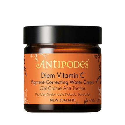 Antipodes Hydrating Cream For Correction Of Uneven Skin Tone Diem Vitamin Pigmentcorrecting Water Cream 60 Ml