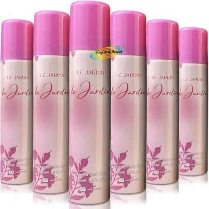 Le Jardin Original Perfumed Body Spray For Her 75ml - Pack of 6