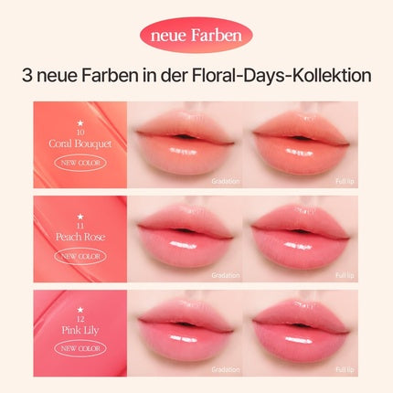 Flow Wave Lip Tint Vegan Glassy Lip Gloss Lightweight & Long-Lasting