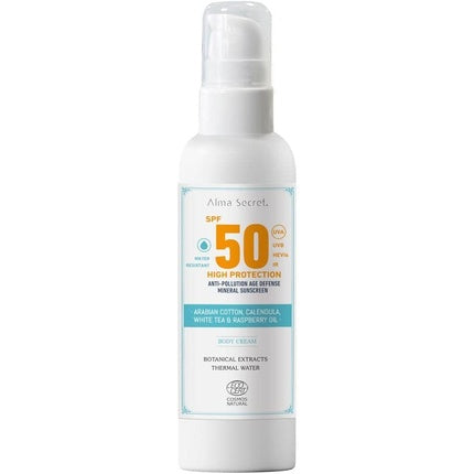 Alma Secret Body Cream with High Sun Protection SPF 50 200ml