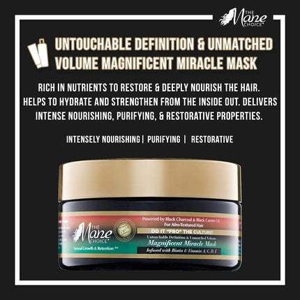 The Mane Choice Do It for the Culture Magnificent Miracle Mask 8 Ounce