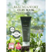 Isntree Real Mugwort Clay Mask for Blackheads and Blemishes with Clay and Mugwort 100ml