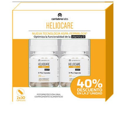 Heliocare 360 D Plus Oral Capsules - Pack Of 2 X 30 Capsules